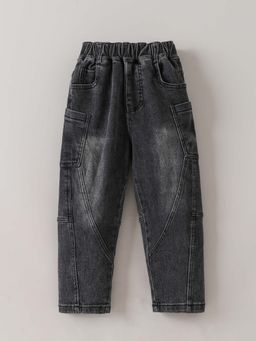 Hopscotch - Utility Pockets Denim Jeans