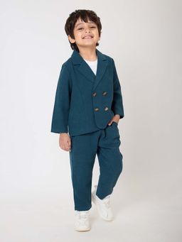 Hopscotch - Double Button Blazer With Pant