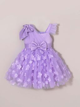 Hopscotch - Floral Applique Party Dress