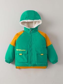 Hopscotch - Raglan Sleeves Hoodie Colour block Jacket