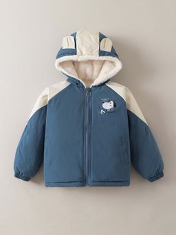 Hopscotch - Puppy Applique Hoodie Jacket