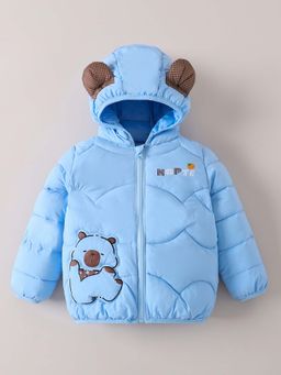 Hopscotch - Teddy Applique Puffer Jacket