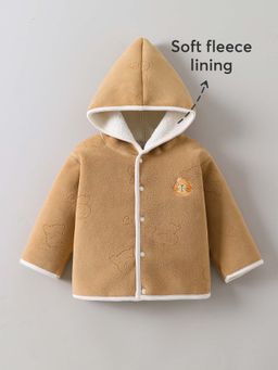 Hopscotch - Lion Embroidered Hoodie Jacket