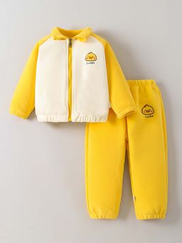 Hopscotch - Chicken Embroidered Jogger with Jacket