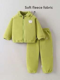 Hopscotch - Teddy Embroidered Jogger with Jacket