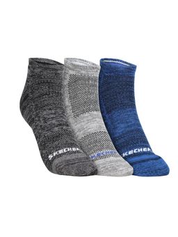 SKECHERS - 3 Pack Mens 1/2 Terry No Show
