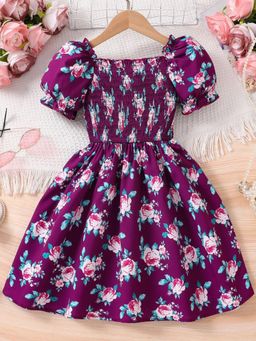 Oh Rare - Girls Floral Chiffon Fairy Princess Dress