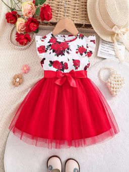 Oh Rare - Girls Sweet Floral Long Princess Dress