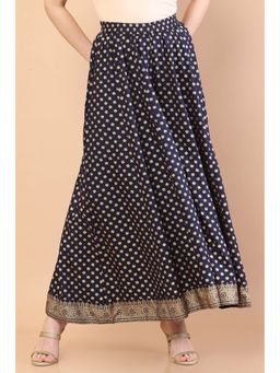 Soch - Women Navy Blue Printed Palazzo