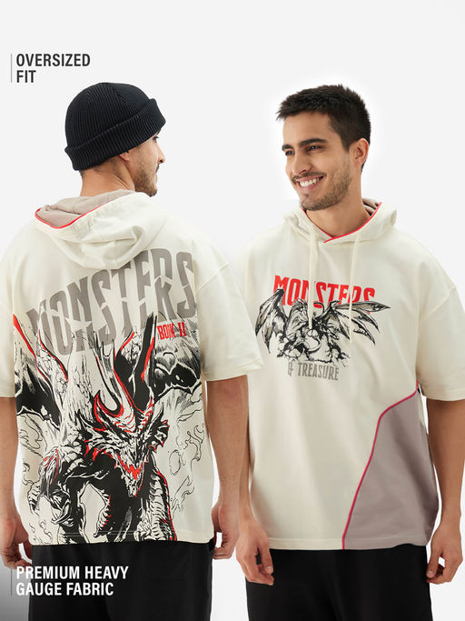 Buy The Souled Store Official Dungeons Dragons Monsters Treasure Men Hoodie  Online