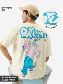 The Souled Store - Official Bugs Bunny: Dayum Men Oversized T-Shirt
