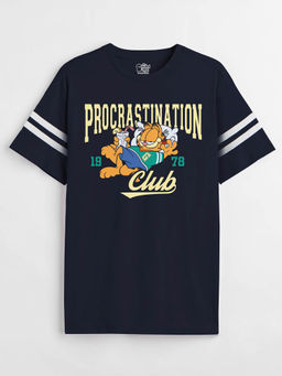 The Souled Store - Official Garfield: Procrastination Club Men T-Shirt
