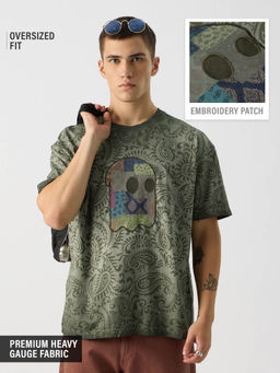 The Souled Store - Original: Paisley Mr. Soul Men Oversized T-Shirt