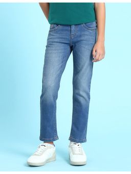 U.S. POLO ASSN. - Boys Blue Slim Fit Stone Wash Jeans