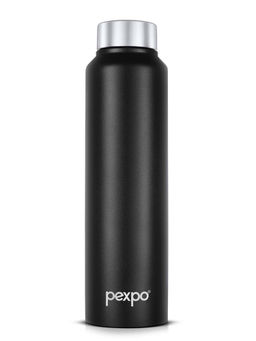Pexpo - Chromo Knight Black Stainless Steel Fridge Bottle - 750ml