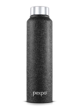 Pexpo - Chromo Black-Crocodile Finish Stainless Steel Fridge Bottle - 750ml