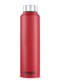 Pexpo - Chromo Crimson Red Stainless Steel Fridge Bottle - 750ml