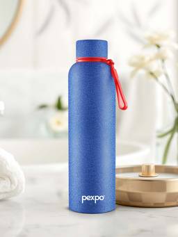 Pexpo - Bravo Blue Stainless Steel Vacuum Insulated Hot & Cold Flask - 700ml
