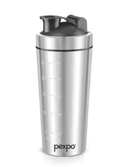 Pexpo - Kayo Silver Stainless Steel Gym Shaker - 800ml