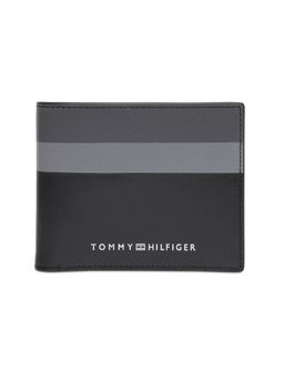Tommy Hilfiger - Men Gospic Leather Slim Fold Black Wallet