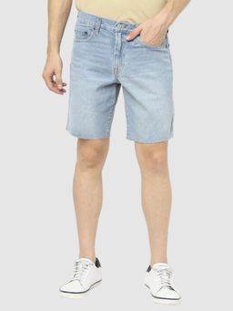 GAP - Men Blue Mid-Rise Regular Fit Denim Shorts