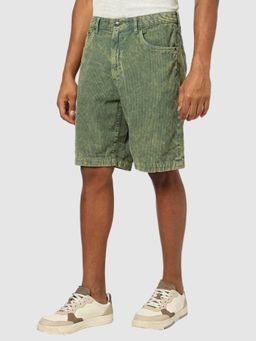 GAP - Men Green Loose Fit Mid-Rise Shorts