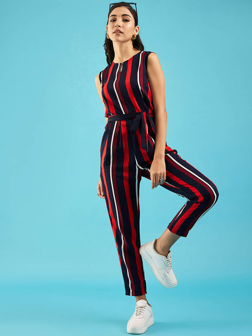 Buy Uptownie Lite Red Stripes Jumpsuit Online