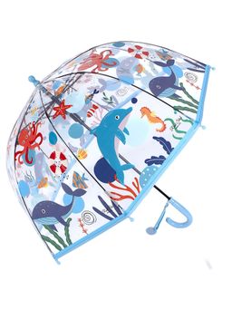 Little Surprise Box - Dome Style Sea Octopus Theme Transparent Umbrella