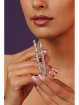 SWABHIMANN - Ara Solitaire Zirconia Bangle (2.6)