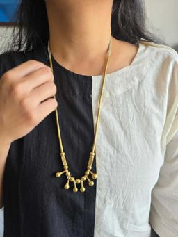 Studio Anviksha - Women Marigold Brass Necklace
