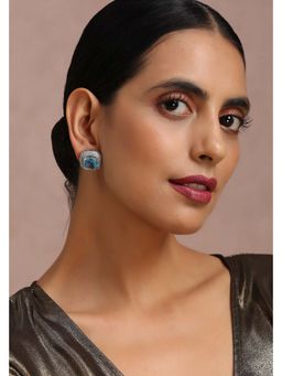 SWABHIMANN - Fedro Sapphire Zirconia Stud Earrings