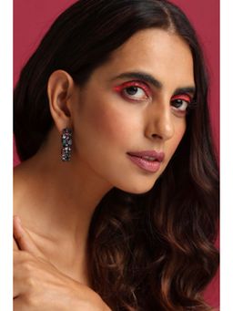 SWABHIMANN - Audrey Multicolour Hoop Earrings