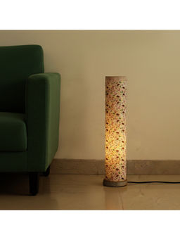 ExclusiveLane - Beige Forever Us Mango Wood Decorative Floor Lamp