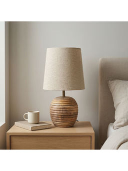 ExclusiveLane - Beige Gentle Tones Decorative Table Lamp