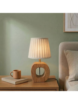 ExclusiveLane - Beige Natural Blend Decorative Table Lamp