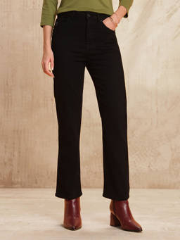 U.S. POLO ASSN. - High Rise Straight Fit Jeans Black