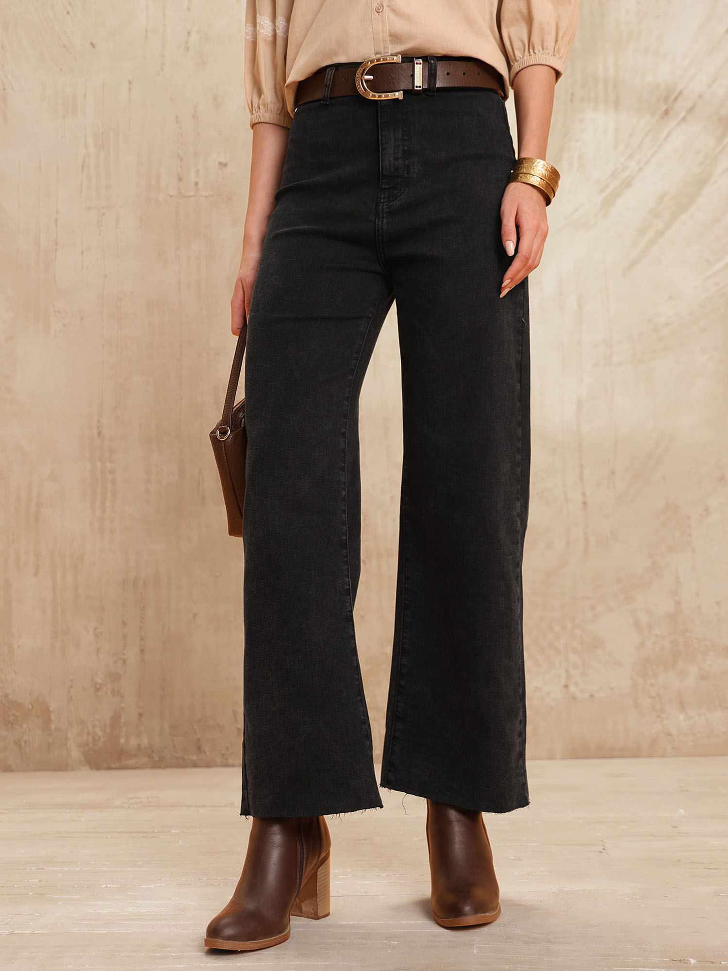 High Rise Wide Leg Jeans Grey-picture-20