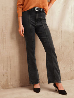 U.S. POLO ASSN. - Ultra High Rise Bootcut Jeans Grey