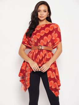 Uptownie - Womens Wear Anyway Pleated Top