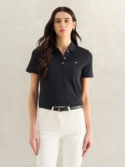 GANT - Black Polo T-Shirt