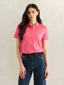 GANT - Pink Polo T-Shirt