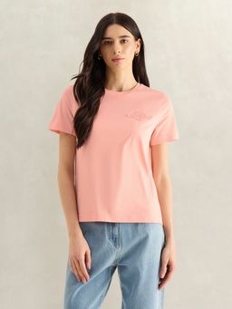 GANT - Pink Round Neck T-Shirt