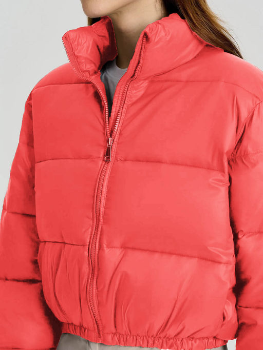Orange 5x Puffer Coat TOMMY HILFIGER Orange Quilted Puffer Parka