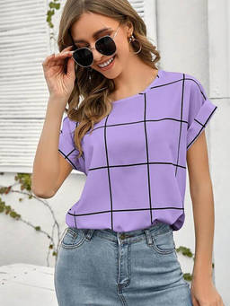 KOTTY - Womens Crepe Printed Top