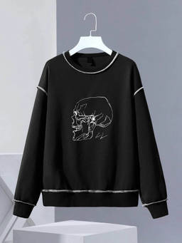 KOTTY - Women Full Sleeve Round Neck Printed Sweatshirt