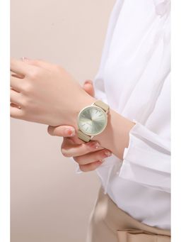 Giordano - Women Beige Round Dial Analog Stylish Watch