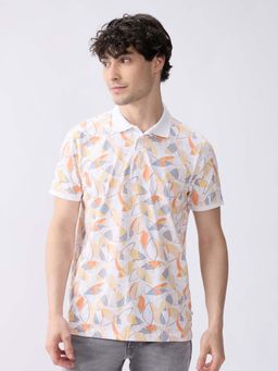 Spykar - Vibrant Multi-Color Slim Fit Casual Polo T-Shirts for Men