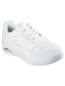SKECHERS - Mens UNO COURT - LOW-POST White Casual Sneakers