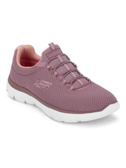 SKECHERS - Womens SUMMITS Mauve Casual Sneakers