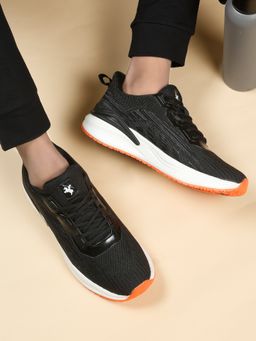 Cantabil - Men Black Solid Running Shoes